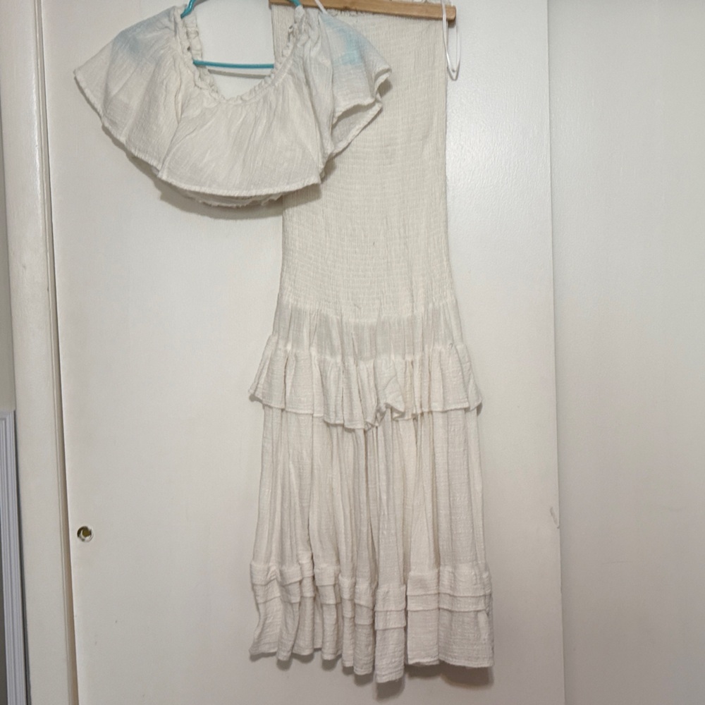 JLUXLABEL Cream Skirt